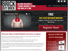 Tablet Screenshot of brick-buy-brick.com